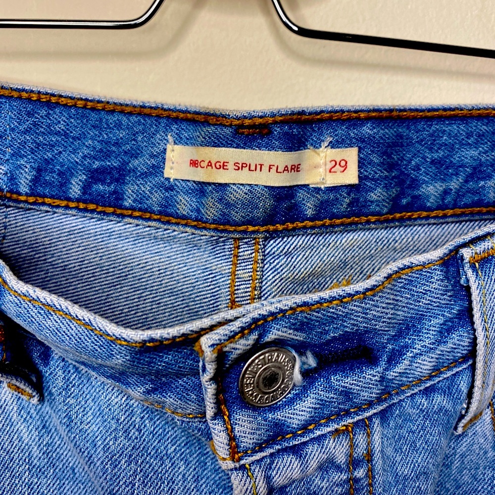 Levi’s high rise flare jeans